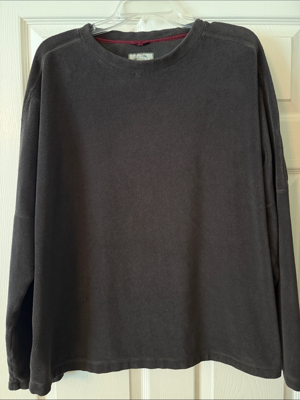Vintage Men's Horny Toad Fleece Pullover Charcoal Crewneck - Classic Casual